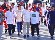 Bupati Jeneponto Buka Jalan Sehat Bahagia Semarakkan HUT ke-81 Kemerdekaan RI