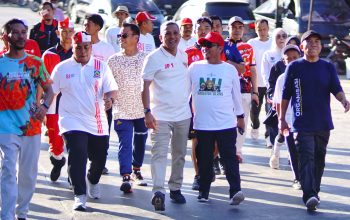 Bupati Jeneponto Buka Jalan Sehat Bahagia Semarakkan HUT ke-81 Kemerdekaan RI