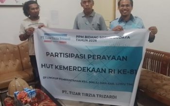 PT Tizar Tirzia Trizardi Dukung Perayaan HUT RI ke-81 di Malili
