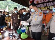 Polres Morowali Utara Musnahkan 366 Gram Sabu dari Empat Kasus