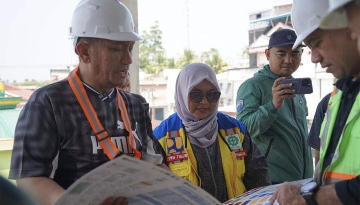 Target Rampung Desember, Bupati dan Wabup Tinjau Progres Pembangunan Pasar Tomoni