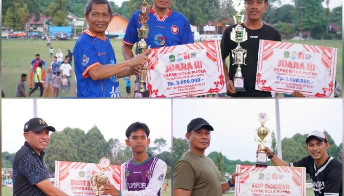 Bawalipu Juara Bertahan Lewat Adu Penalti, Bupati Tutup Resmi Turnamen Sepak Bola Antar Desa Wotu