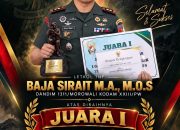 Dansatgas TMMD ke-129 Kodim Morowali Raih Juara I Karya Jurnalistik