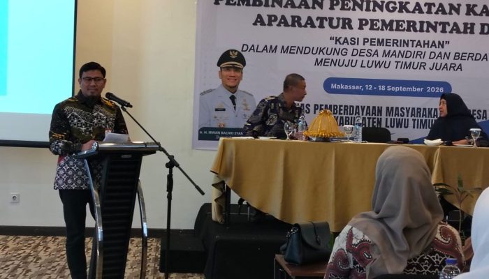 PMD Lutim Tingkatkan Kapasitas Aparatur Desa untuk Wujudkan Pelayanan Berkualitas