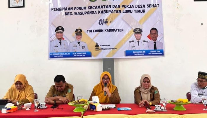Wujudkan Lingkungan Sehat, Wabup Lutim Tekankan Kolaborasi Lintas Sektor