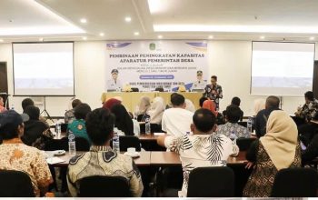 Tingkatkan Kapasitas Aparatur Desa, Pemkab Lutim Bekali Peserta dengan Materi Kebencanaan