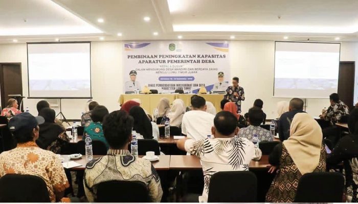 Tingkatkan Kapasitas Aparatur Desa, Pemkab Lutim Bekali Peserta dengan Materi Kebencanaan