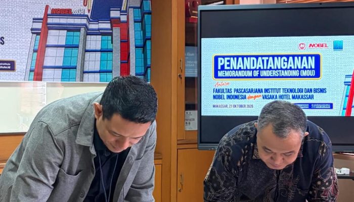 Vasaka Hotel Makassar Gandeng Nobel Indonesia, Buka Peluang Kolaborasi Pendidikan dan Industri