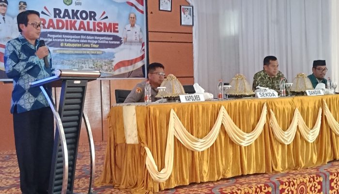 Kesbangpol Luwu Timur Gelar Rakor Penguatan Kewaspadaan Dini Hadapi Ancaman Radikalisme