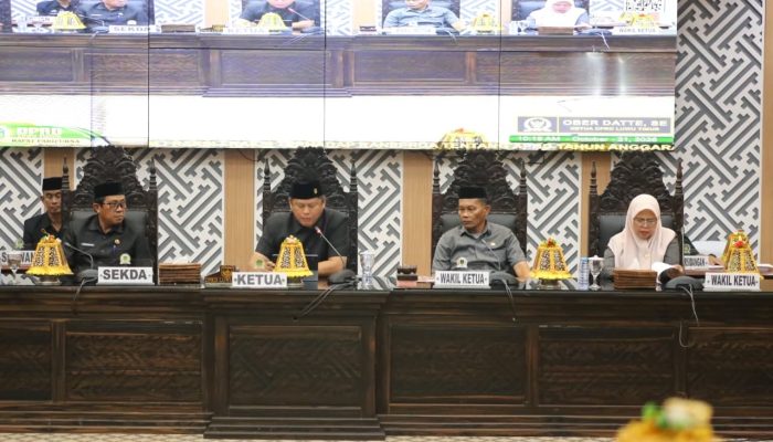 DPRD Luwu Timur Gelar Rapat Paripurna, Lima Fraksi Sampaikan Pandangan Umum terhadap Ranperda APBD 2027