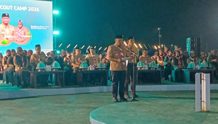 Bupati Irwan Bachri Syam Resmi Buka Scout Camp dan JOTA-JOTI Gerakan Pramuka Luwu Timur