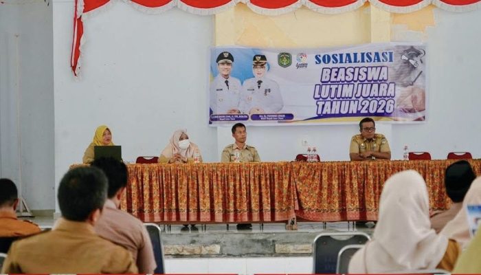 Perluas Akses Informasi, Pemkab Lutim Mulai Sosialisasikan Beasiswa Lutim Juara 2026