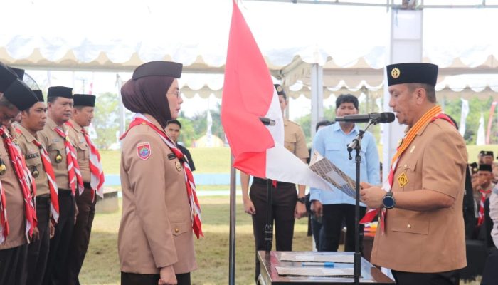 Sah! dr. Ani Nurbani Nahkodai Kwarcab Pramuka Luwu Timur, Bupati Irwan Bachri Syam Jabat Ketua Mabicab