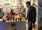 Tinjau Langsung Pameran Harkopnas ke-79, Kadis PMD Lutim Awaluddin Anwar Sisir Satu per Satu Stan Produk Unggulan