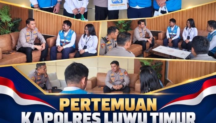 Perkuat Kamtibmas, Kapolres Irwan Kurniadi Terima Audiensi PLN ULP Malili dan Tomoni